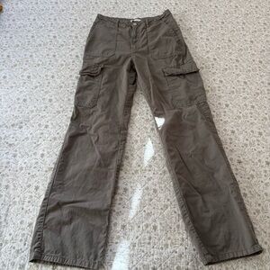 Khaki Zara green cargo pants